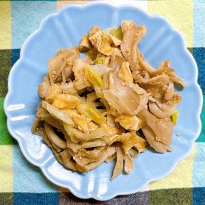 チョビの助の作ってみた!投稿(【舞茸と油揚げとネギの甘旨レンチン蒸し】ちょっと甘めが美味♡)