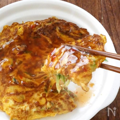 シャキッふわっ!長ねぎのタイ風オムレツ