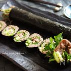 甘辛お肉de蕎麦でそばつゆ恵方巻