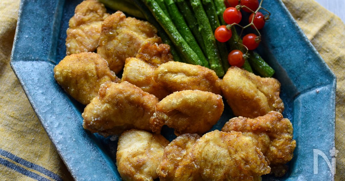 まるであのスナックのカレー味？！ささみのカレー風味揚げ
