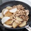 『豚バラ大根の甘辛炒め煮』簡単味しみ♡ご飯が進む♪の工程3