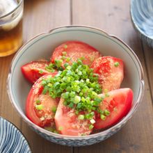 3分で！トマトのごまポン酢あえ【美肌ダイエット・疲労回復】