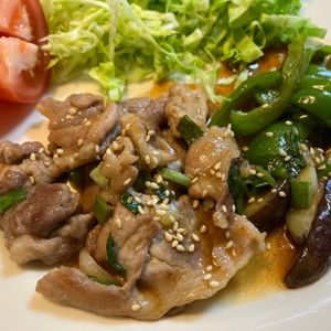 Lemonの作ってみた!投稿(【ご飯が超合う】豚こま肉と茄子ズッキーニのさっぱりオイ照り)