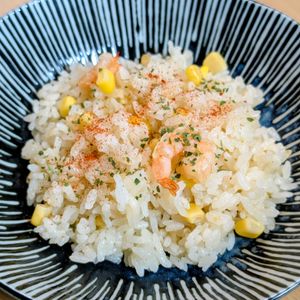 まゆのの作ってみた!投稿(たっぷりとうもろこしのピラフ)