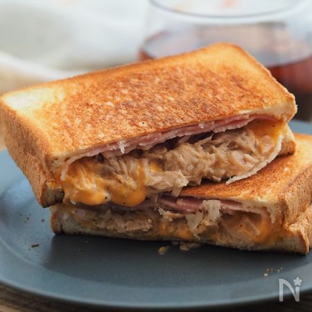 失敗なし ツナとチーズのフライパンホットサンド By むっちん 横田睦美 レシピサイト Nadia ナディア プロの料理家のおいしいレシピ