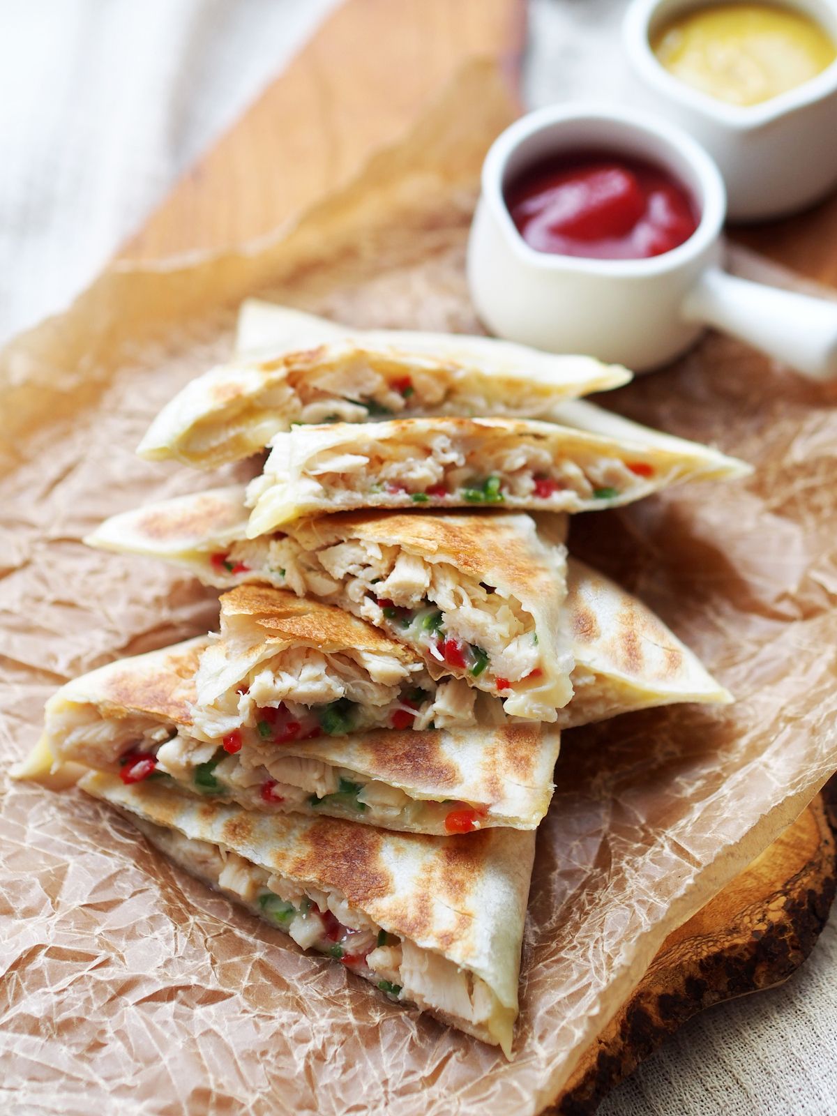 スパイシーシュリンプのケサディーヤ レシピ