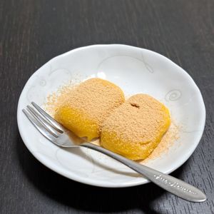 まめだいふくの作ってみた!投稿(レンジで簡単♪なめらかかぼちゃケーキ)