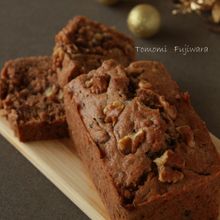 【ココナッツオイル】あんことくるみのパウンドケーキ