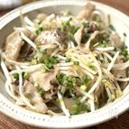 【豚バラもやし塩だれ炒め】ごはんがすすむコスパ抜群メニュー