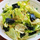 チョレギサラダ。焼肉屋さんのあの味を再現！