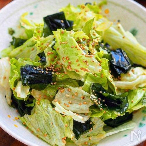 チョレギサラダ。焼肉屋さんのあの味を再現！