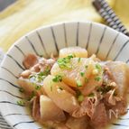 豚バラ大根の甘辛生姜煮込み【冷凍・作り置き】