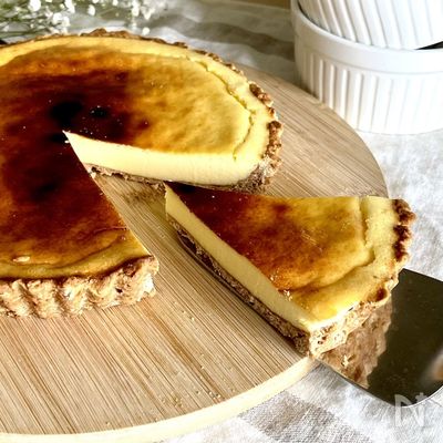 材料4つ!オーブンなしでチーズケーキタルトの作り方!
