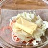 レンジで簡単クリーム!カリとろ♪【チーズカニクリーム春巻き】の工程1