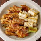 おつまみに！鶏ヤゲンとねぎのペッパーバター醤油焼き　＃鶏軟骨