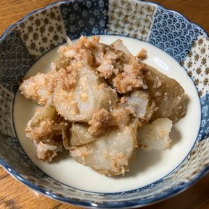 めいたんの作ってみた!投稿(菊芋の塩麴ごまあえ)