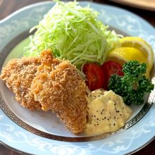 ホッケフライの自家製タルタルのっけ