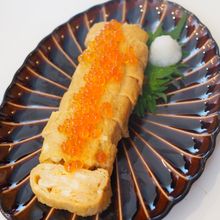 しみじみ美味しい、お砂糖いらずの卵焼き〜いくら乗せ〜