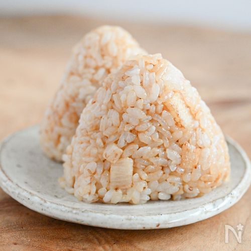 おいしい食感♪長芋おかかおにぎり
