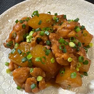 楽ラク手抜キッチン🐶🐾の作ってみた!投稿(ご飯がすすむ♪【鶏もも肉と大根のこってり煮】)
