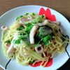 めぇの作ってみた!投稿(激うまスピード主食♪【ネギ塩豚焼きそば】)