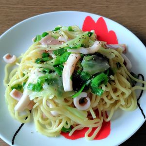 めぇの作ってみた!投稿(激うまスピード主食♪【ネギ塩豚焼きそば】)