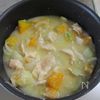 ルー不要【かぼちゃと鶏肉の豆乳シチュー】とろ～り優しいお味♡の工程4