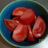 トマトの梅おかか和えの工程1