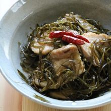 豚ばら肉と昆布の炒め物
