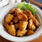 『新じゃがと鶏むね肉の照り焼き』お芋ホクホク♫ご飯が進む！