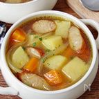 ピリッとスパイシー♪たっぷり野菜のカレースープ
