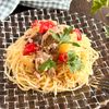 爽やかレモン白だし♡サバとトマトの冷製パスタの工程5