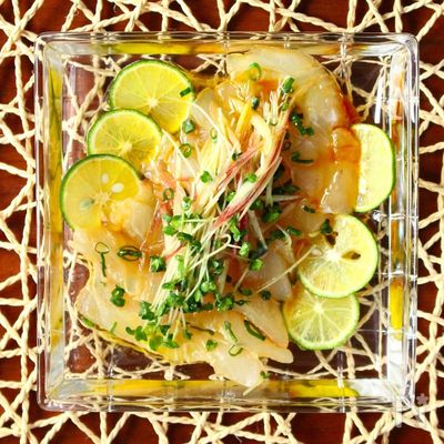 簡単なのに美味しい〜！鯛の和風カルパッチョ