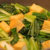 ごはんが進む!厚揚げと小松菜のしらすとろみ煮の工程2