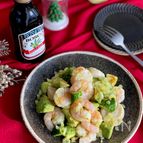海老とホタテのオリーブレモンマリネ