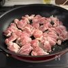 鶏こんにゃくのわさび炒めの工程3