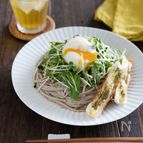 マヨ焼きちくわとかいわれ大根のわさび蕎麦