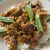 【夏休みにも】簡単!オクラとなすのキーマカレー