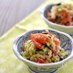 刻みキャベツのトマト塩昆布和え