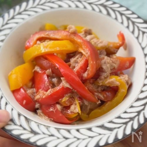 こんな食べ方あったんだ！【パプリカの中華あえ】
