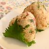 こざかなの作ってみた!投稿(梅と大葉と天かすのおにぎり)