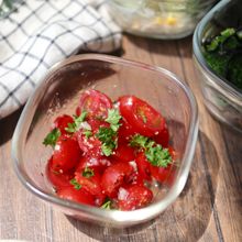 【パパッと一品🍅】ミニトマトの粉チーズマリネ