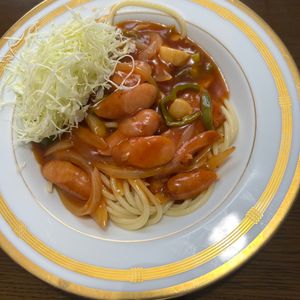 ぽちゃの作ってみた!投稿(名古屋の味！鉄板あんかけスパ【辛旨スパイシー】)