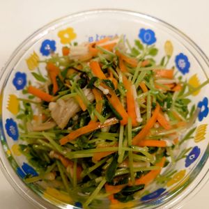 にゃんこさん🐱の作ってみた!投稿(【常備菜】豆苗の塩昆布ナムル)