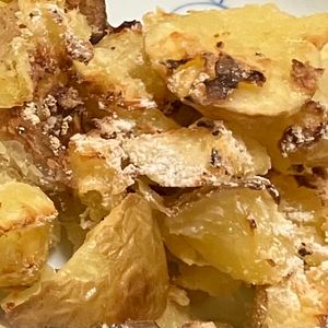 1120053の作ってみた!投稿(じゃがいも爆食べ【スマッシュポテト】)