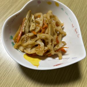 1151679の作ってみた!投稿(ご飯のお供に♡『きんぴら蓮根』)