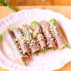 驚きの組み合わせ♪やみつきオクラと生ハムのおつまみ巻き
