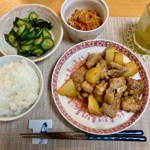 たぁプーの作ってみた!投稿(【鶏肉と新じゃがのバター醤油焼き】頬張って食べたい♡)