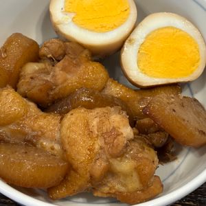 とーるじーじの作ってみた!投稿(味染み抜群！照りっ照りっ♡︎手羽元と焼き大根の甘辛煮)