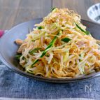 切干大根ともやしの中華風サラダ